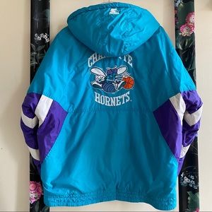 🏀 Rare Vintage Charlotte Hornets Coat🏀
